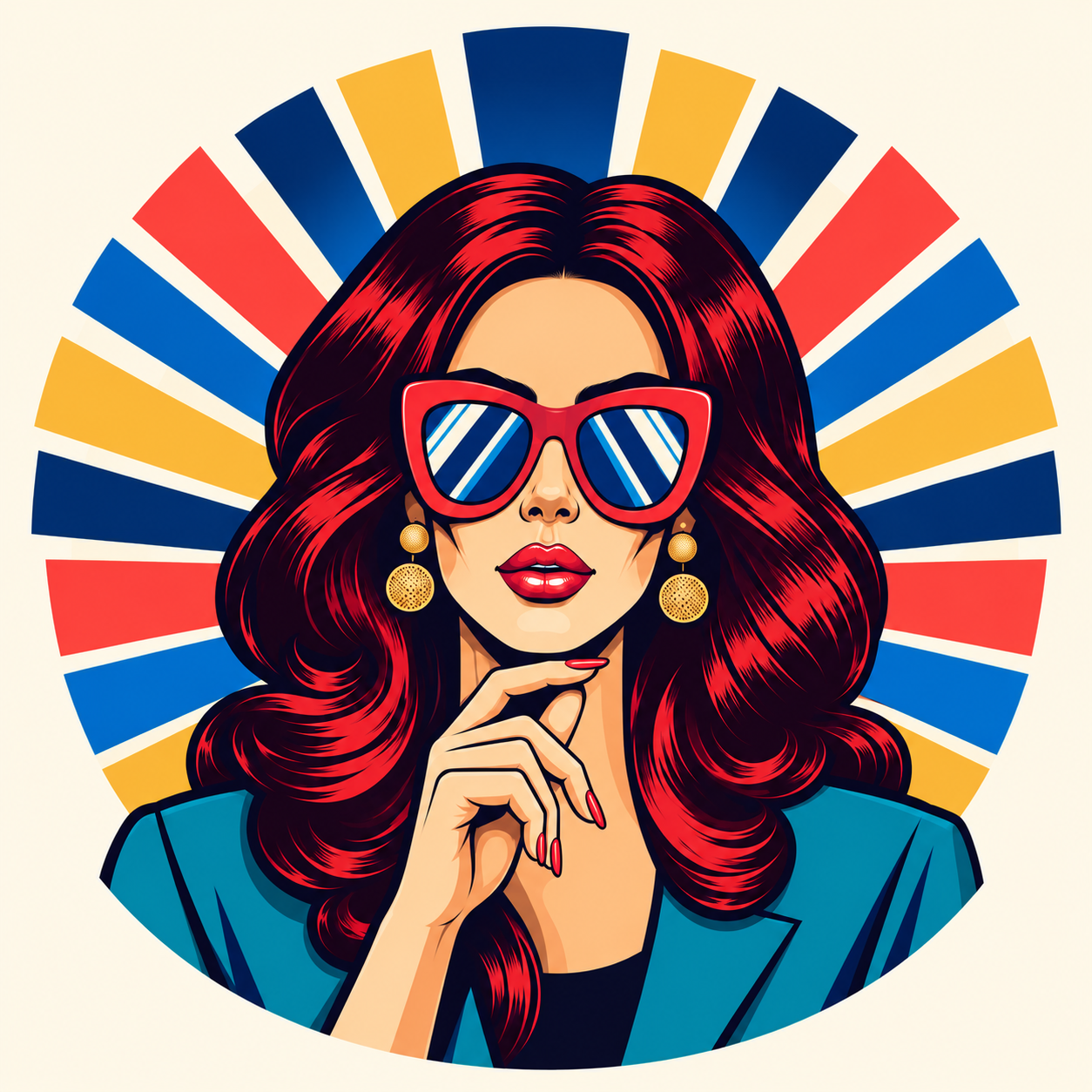 The IEP Advocate pop-art emblem